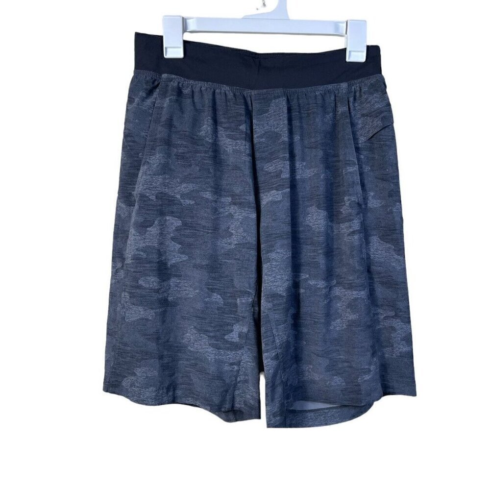Lululemon THE Short Unlined 9" Men S Camo THE Training Gray Black Lightweight